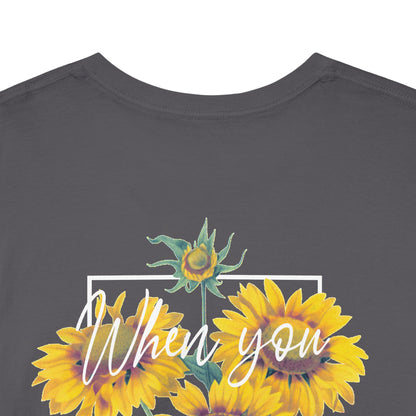 Drippy Tee's Sunflower Sadness Unisex Heavy Cotton Tee