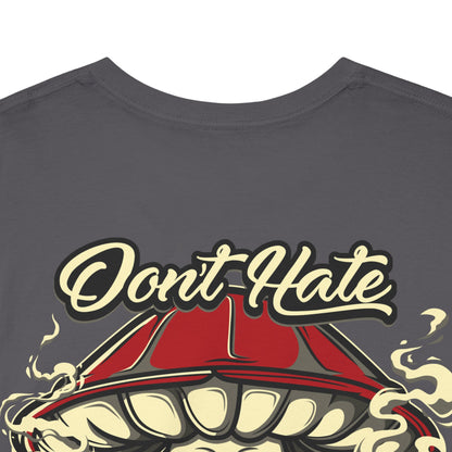 Drippy Tee's Don't Hate Meditate Unisex Heavy Cotton Tee