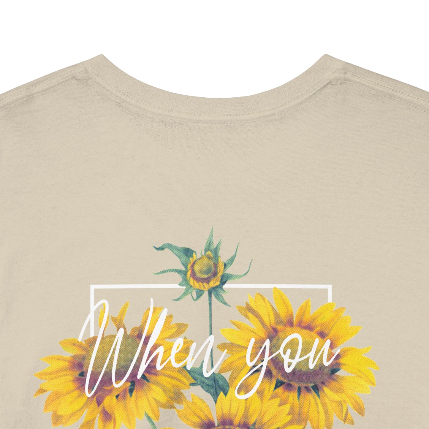 Drippy Tee's Sunflower Sadness Unisex Heavy Cotton Tee