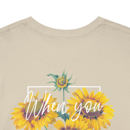 Drippy Tee's Sunflower Sadness Unisex Heavy Cotton Tee