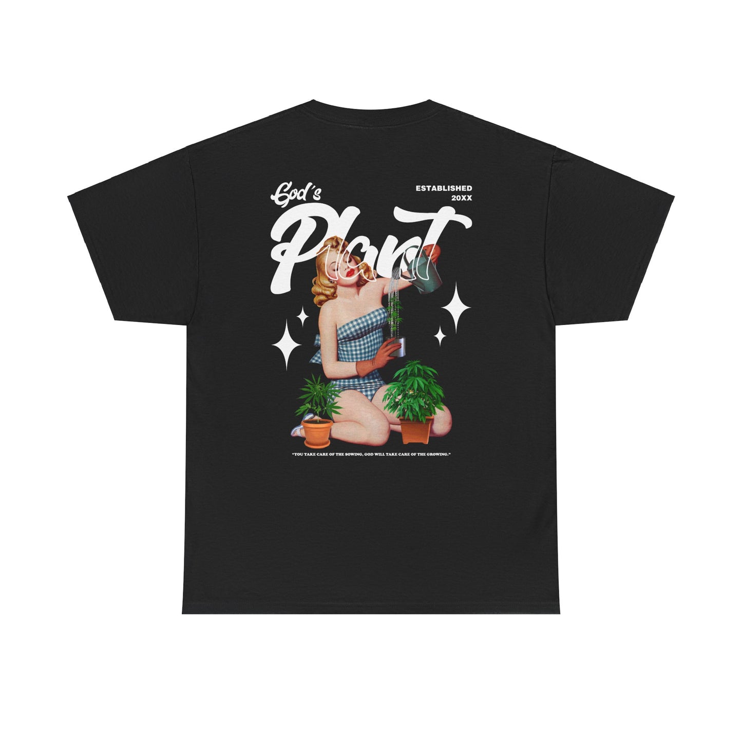 Drippy Tee's God's Plant Unisex Heavy Cotton Tee