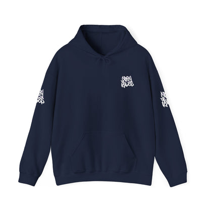 DTO Obey The Rules Trendy Unisex Heavy Blend™ Hoodie with Urban Angel Design - Perfect for Streetwear Lovers