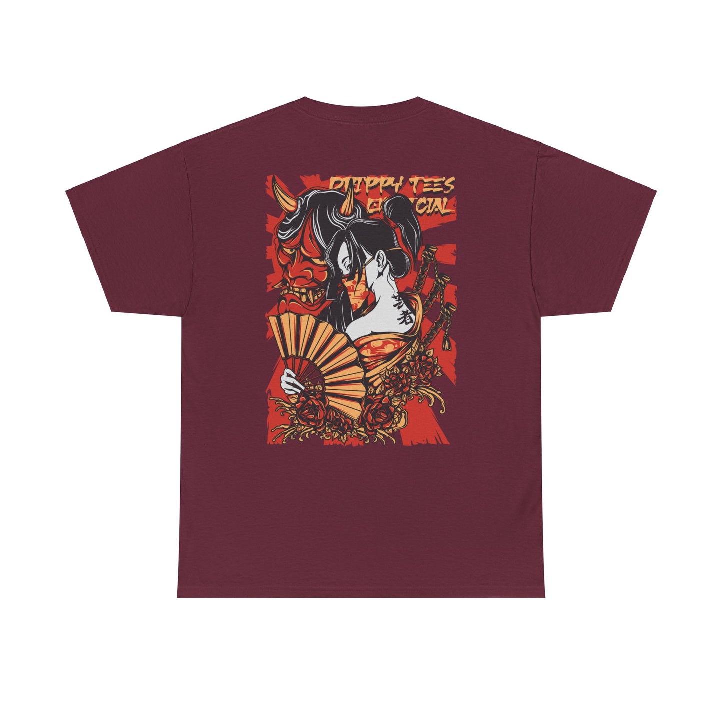 Drippy Tee's Geisha Oni Unisex Heavy Cotton Tee