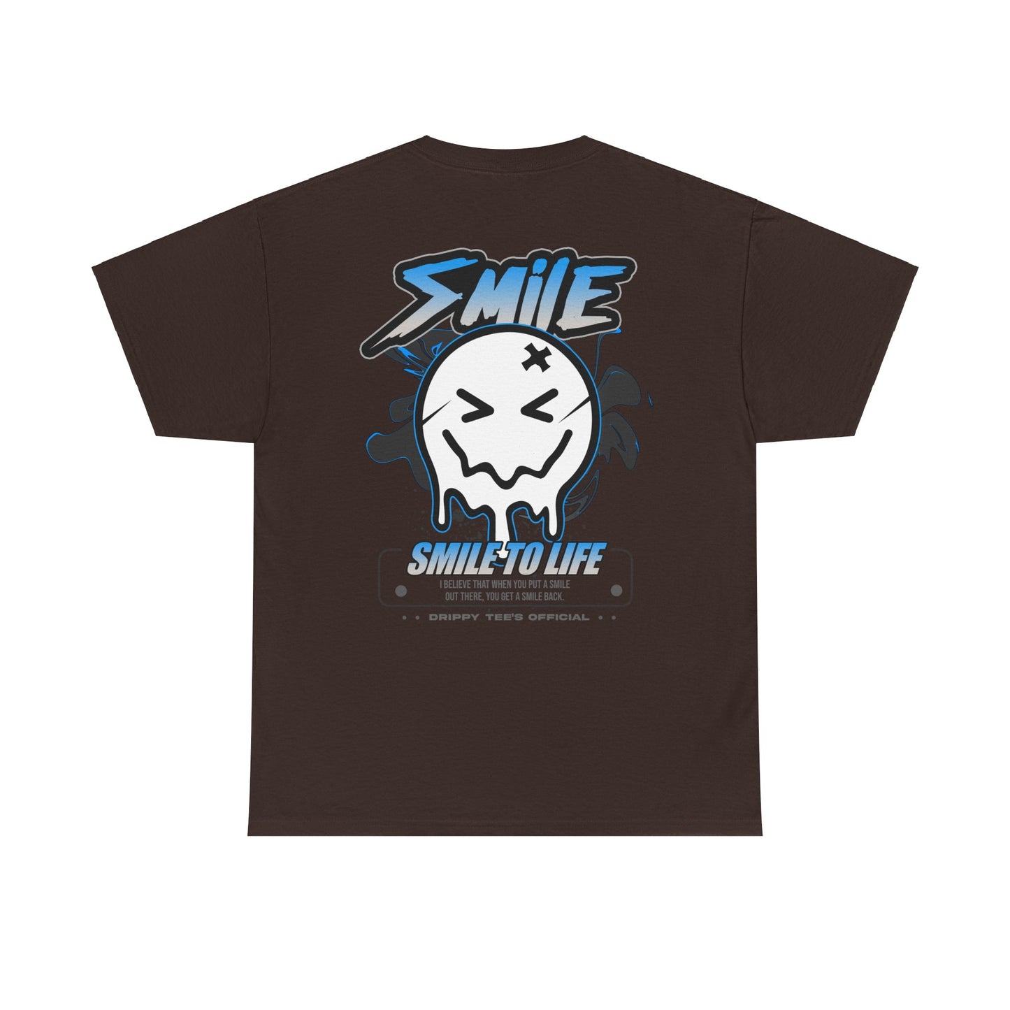 Drippy Tee's Smile To Life Unisex Heavy Cotton Tee