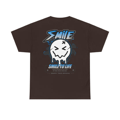 Drippy Tee's Smile To Life Unisex Heavy Cotton Tee