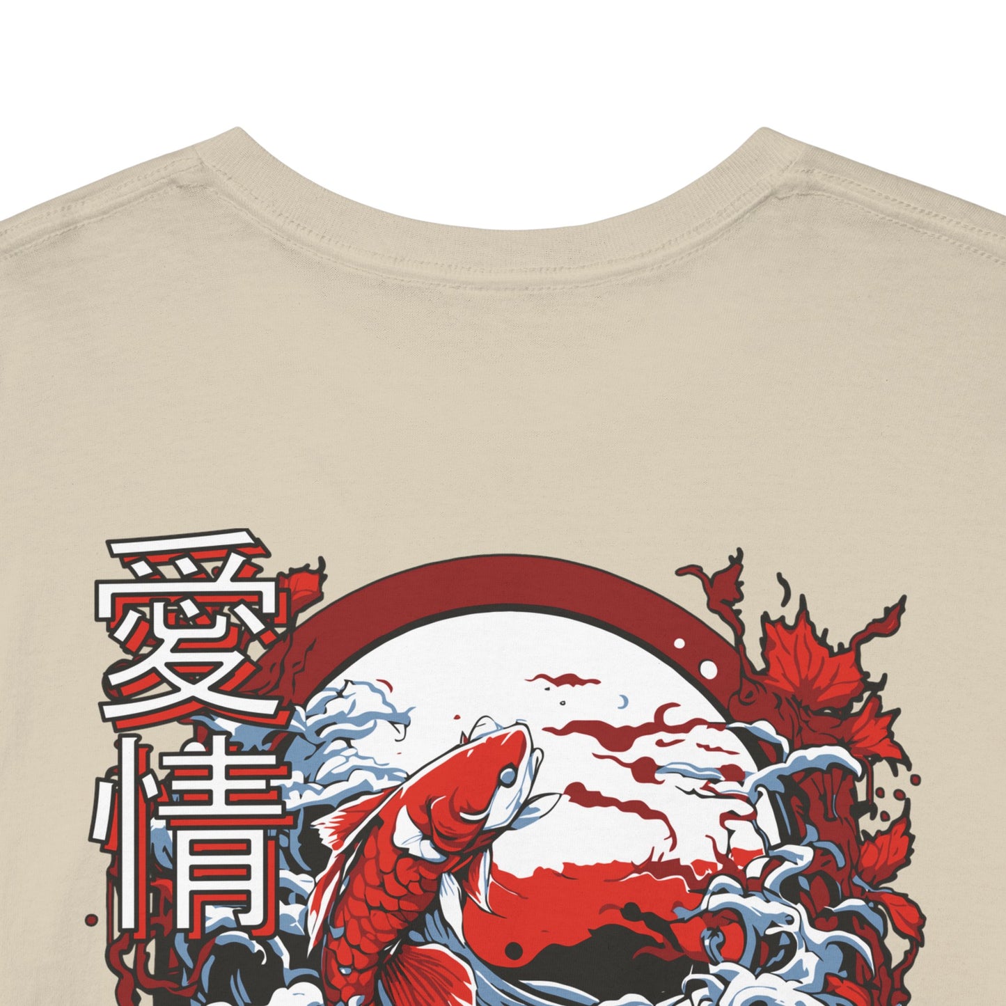Drippy Tee's Midnight Moon Koi Unisex Heavy Cotton Tee