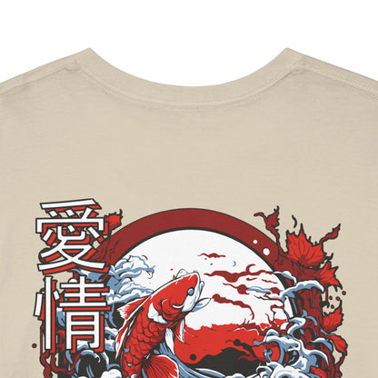 Drippy Tee's Midnight Moon Koi Unisex Heavy Cotton Tee