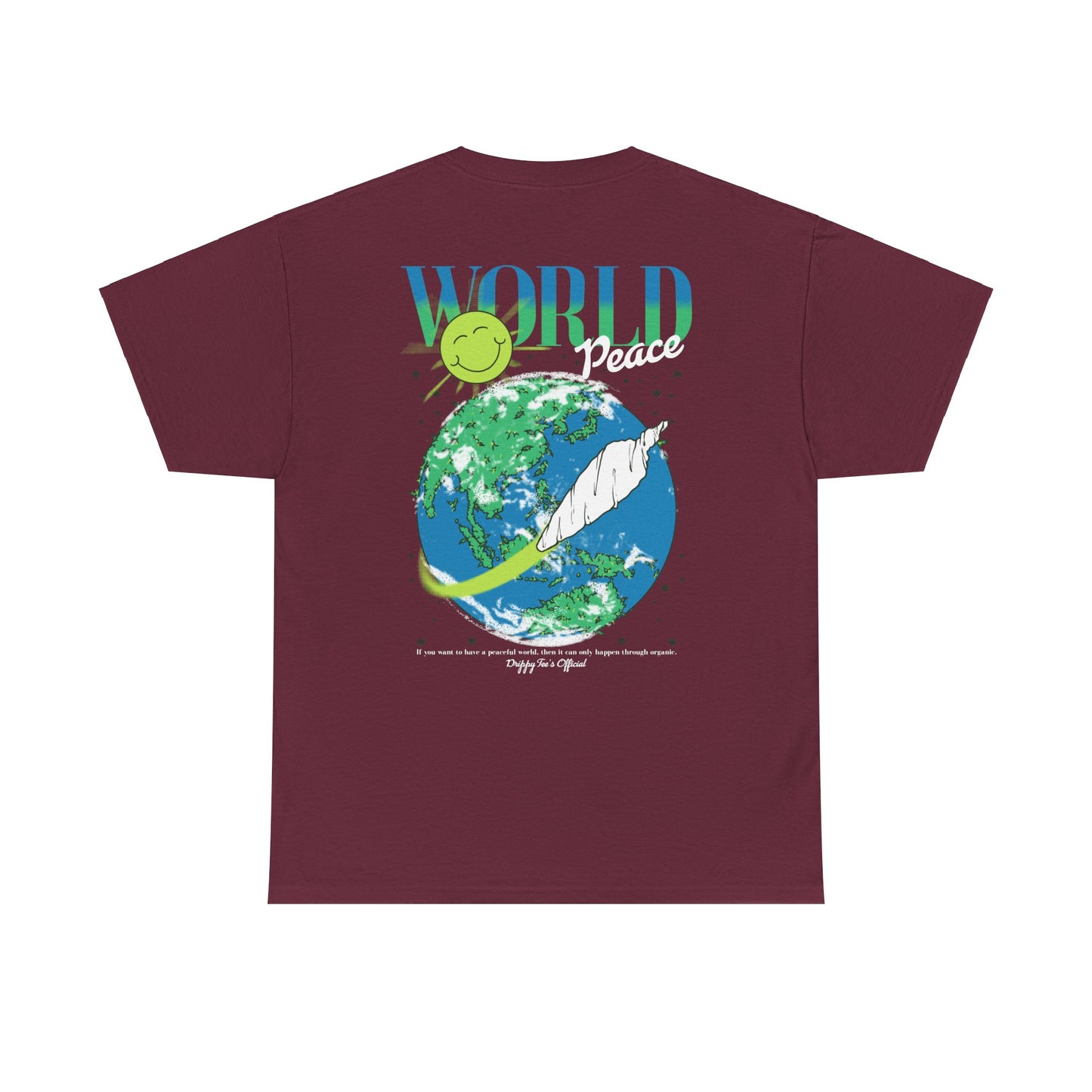 Drippy Tee's World Peace Unisex Heavy Cotton Tee