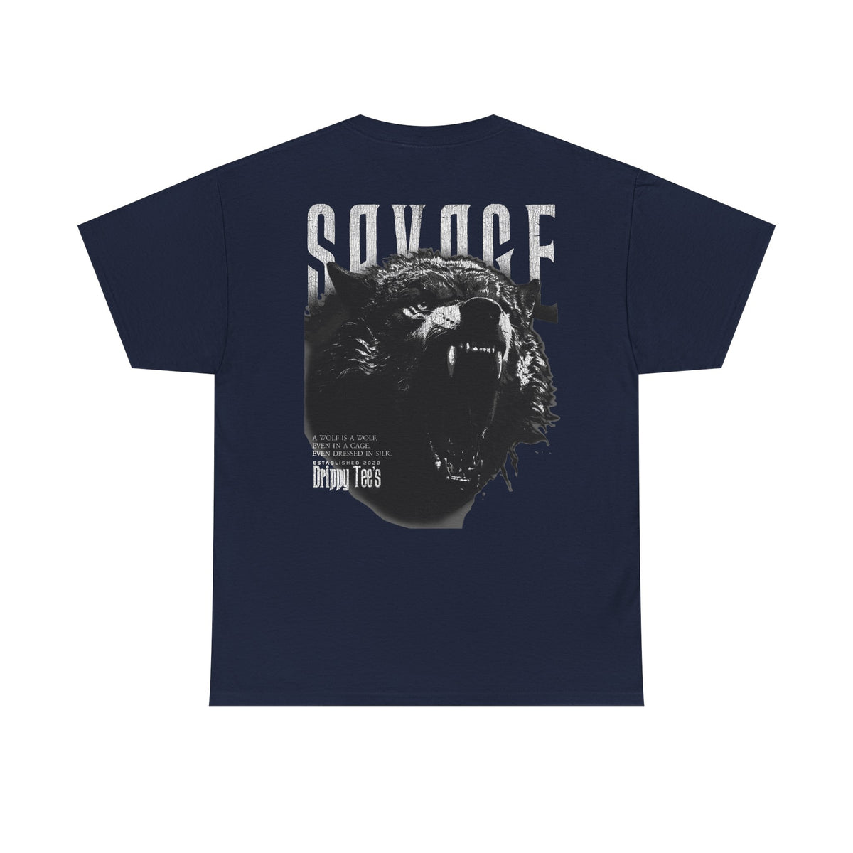 Drippy Tee's Savage Unisex Heavy Cotton Tee