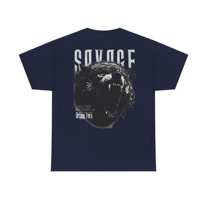 Drippy Tee's Savage Unisex Heavy Cotton Tee