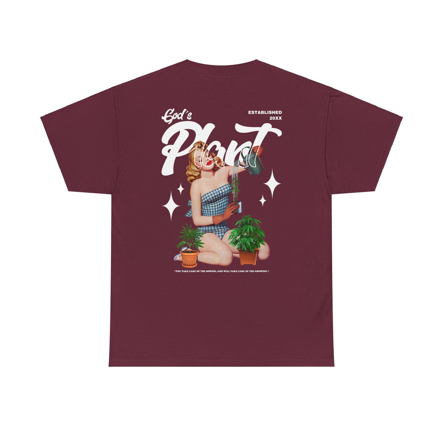Drippy Tee's God's Plant Unisex Heavy Cotton Tee