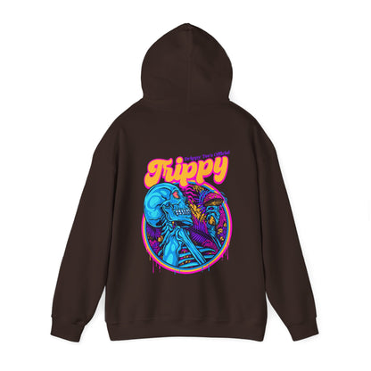DTO Trippy Skull Unisex Heavy Blend™ Hooded Sweatshirt