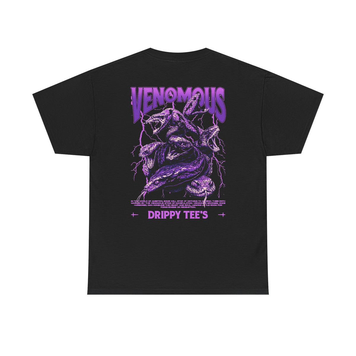 Drippy Tee's Venomous Unisex Heavy Cotton Tee