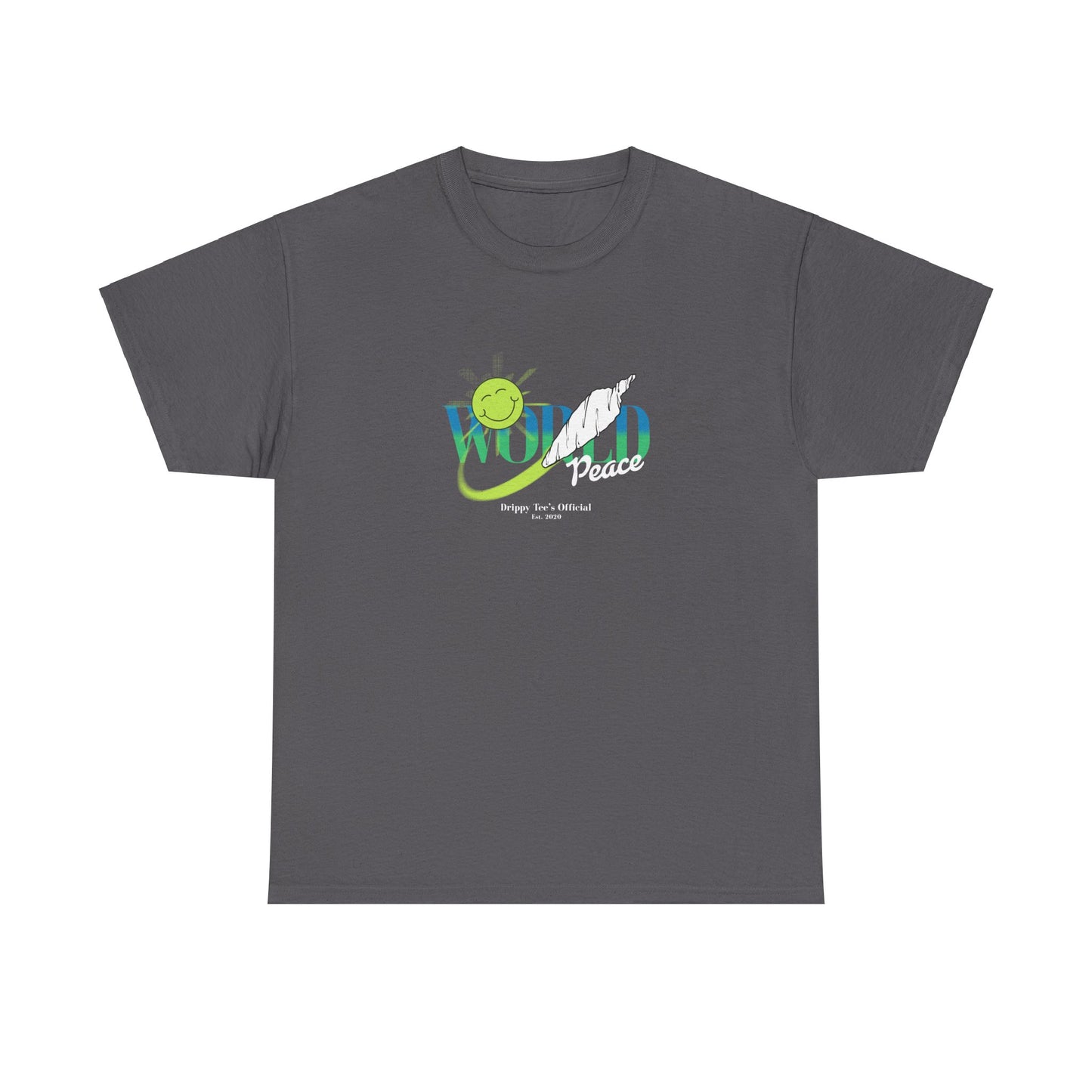 Drippy Tee's World Peace Unisex Heavy Cotton Tee