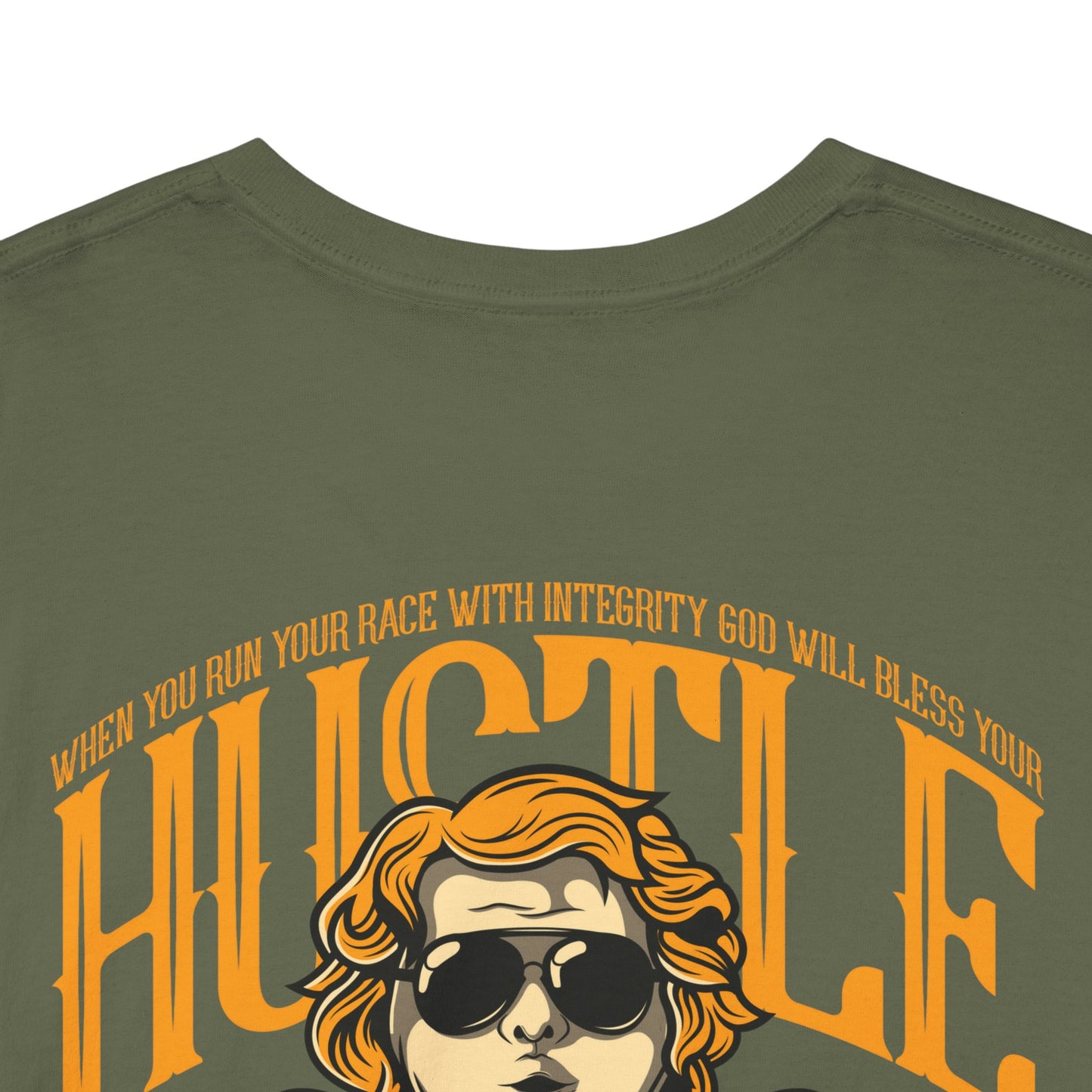 Drippy Tee's Hustle Angle Unisex Heavy Cotton Tee