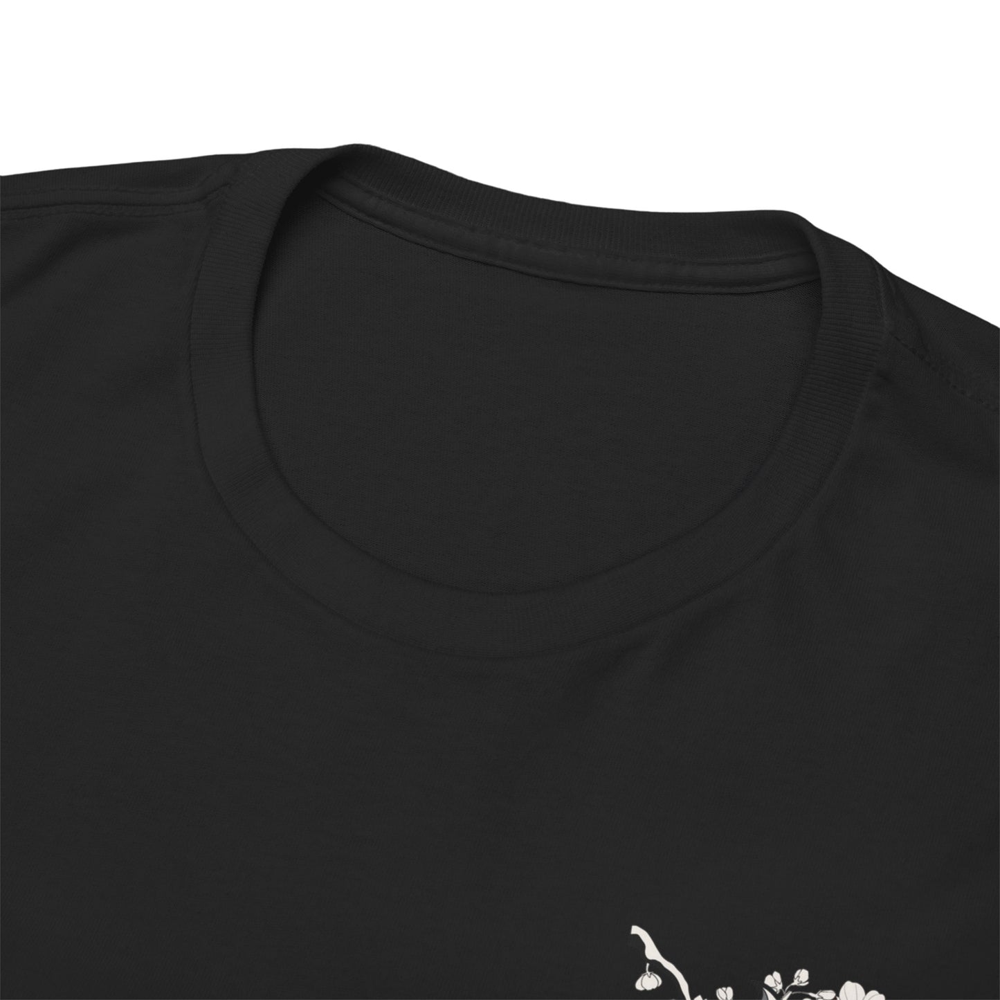 Drippy Tees Samurai Skull Shirt Double Sided Unisex Heavy Cotton Tee