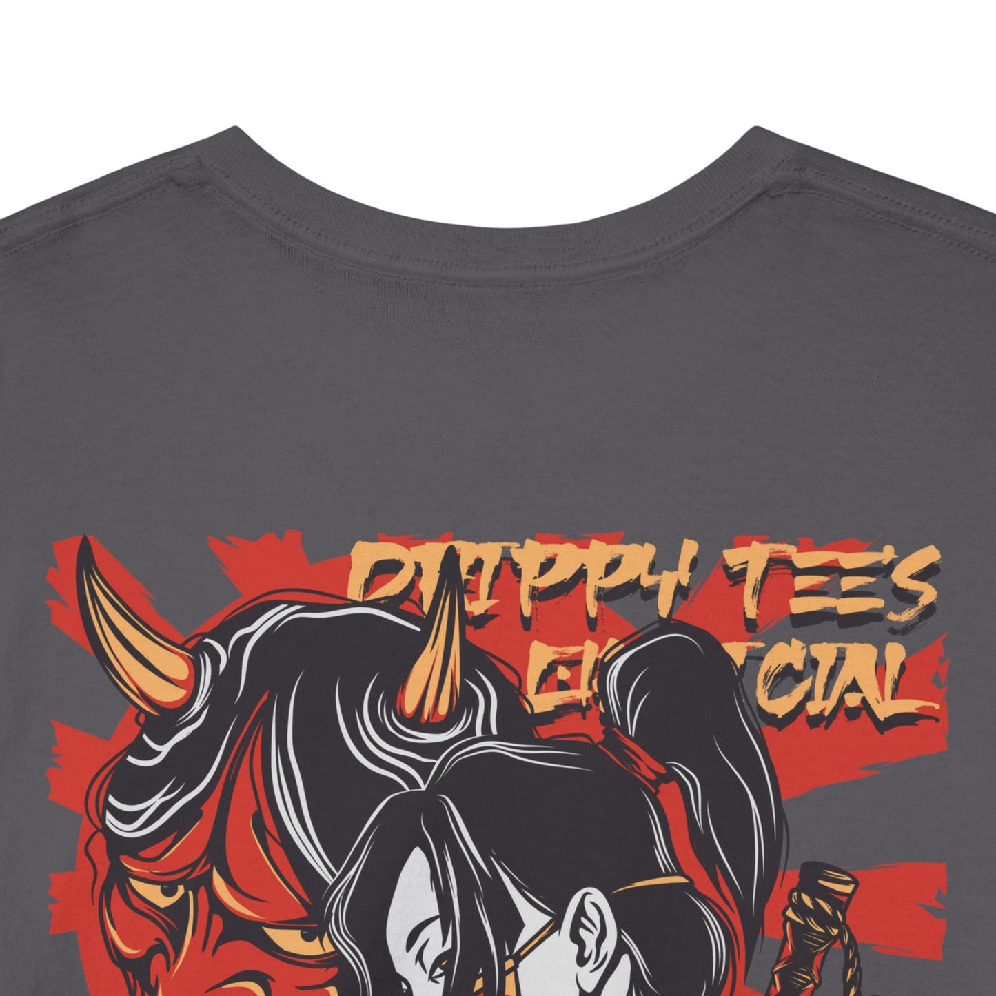 Drippy Tee's Geisha Oni Unisex Heavy Cotton Tee