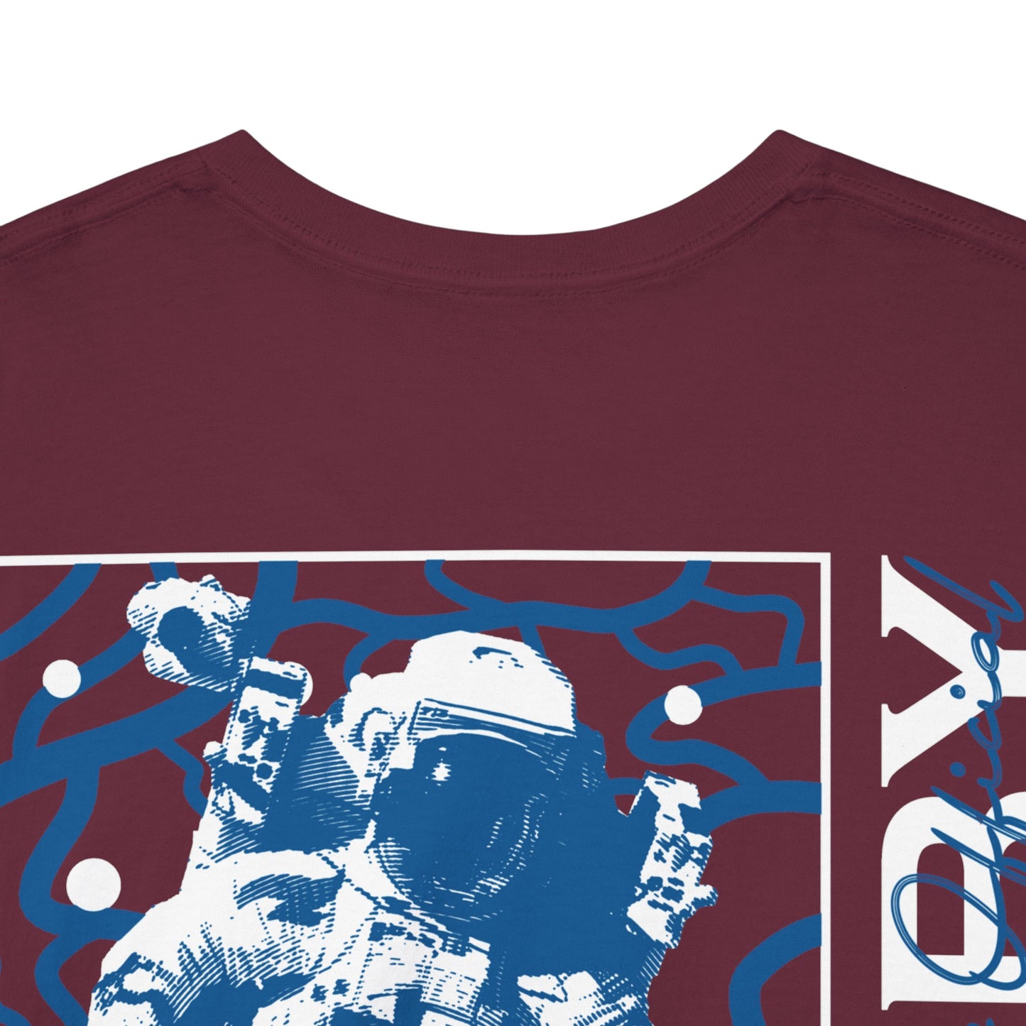 Drippy Tee's Fly By Astronaut Unisex Heavy Cotton Tee
