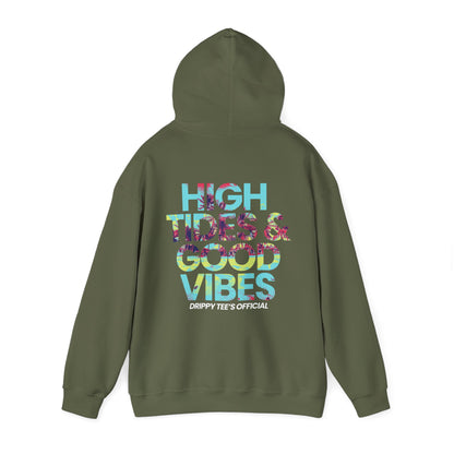 DTO High Tides And Good Vibes Unisex Heavy Blend™ Hooded Sweatshirt