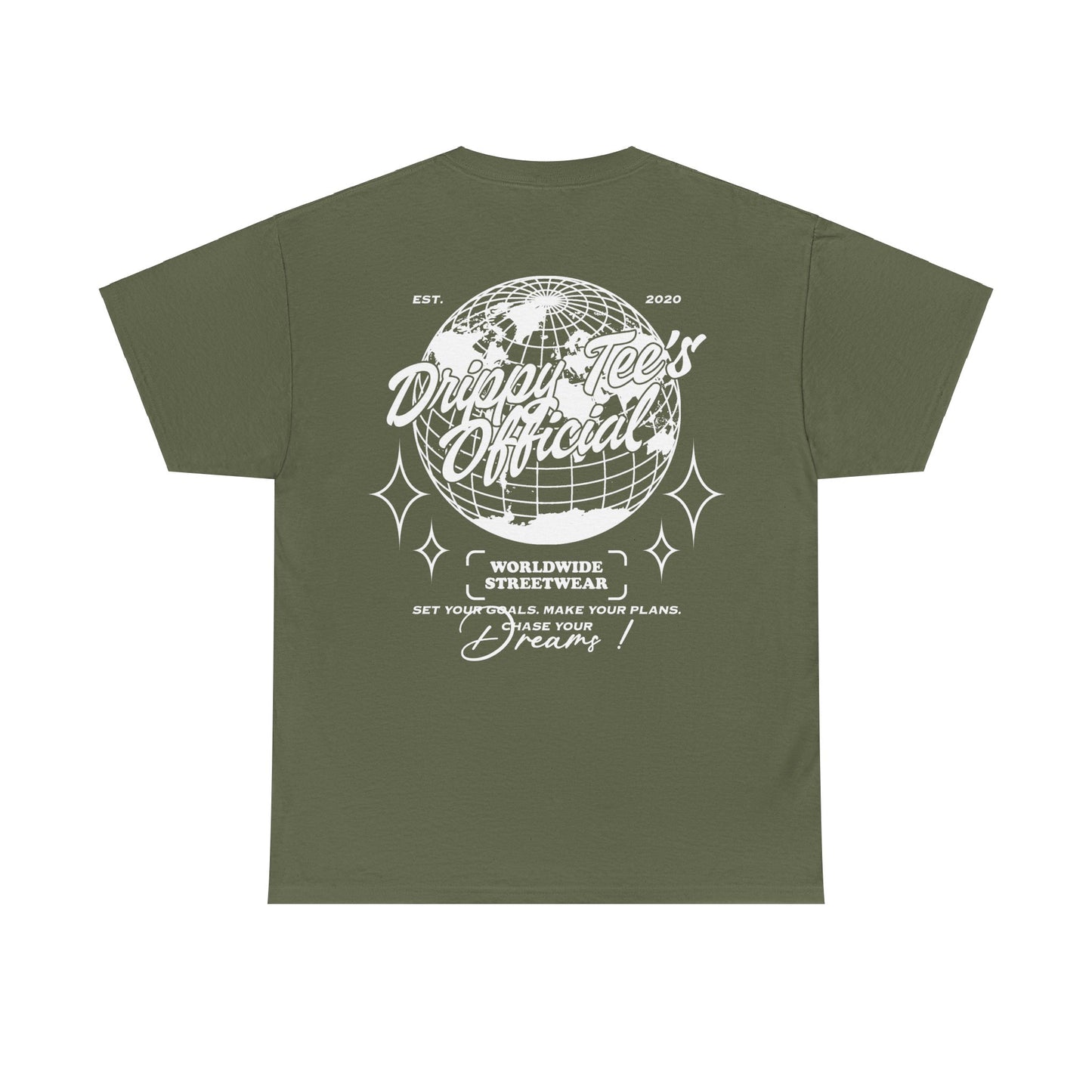 Drippy Tee's Chase Your Dreams Unisex Heavy Cotton Tee