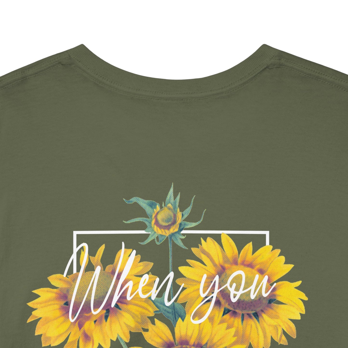 Drippy Tee's Sunflower Sadness Unisex Heavy Cotton Tee