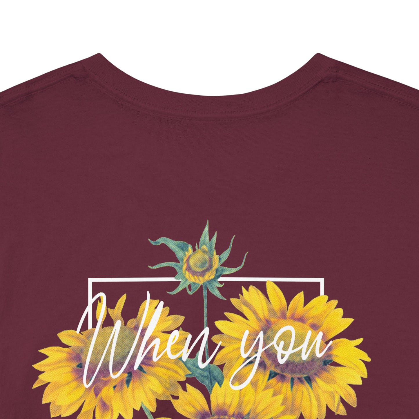 Drippy Tee's Sunflower Sadness Unisex Heavy Cotton Tee