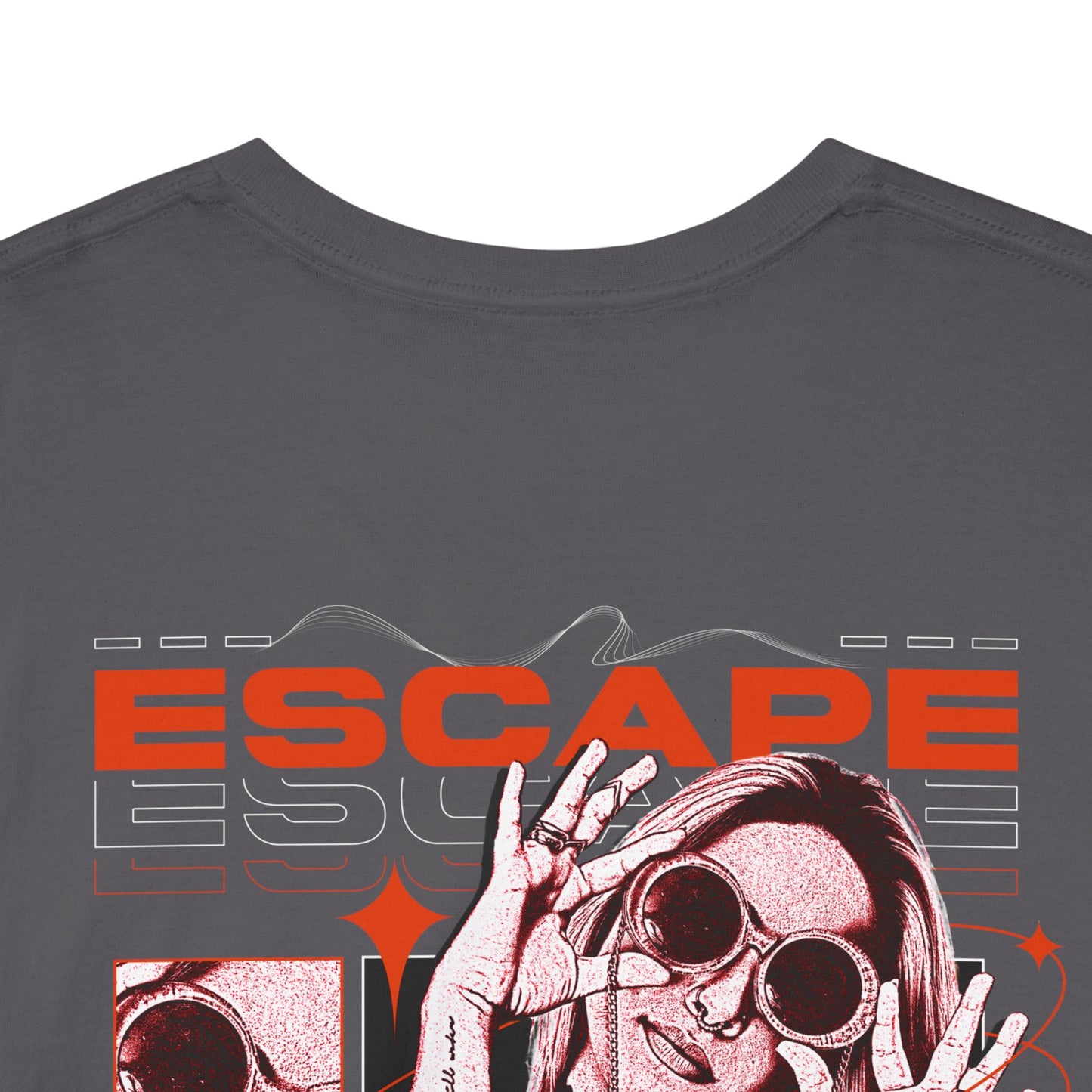 Drippy Tee's Escape Your Fear Unisex Heavy Cotton Tee