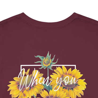 Drippy Tee's Sunflower Sadness Unisex Heavy Cotton Tee