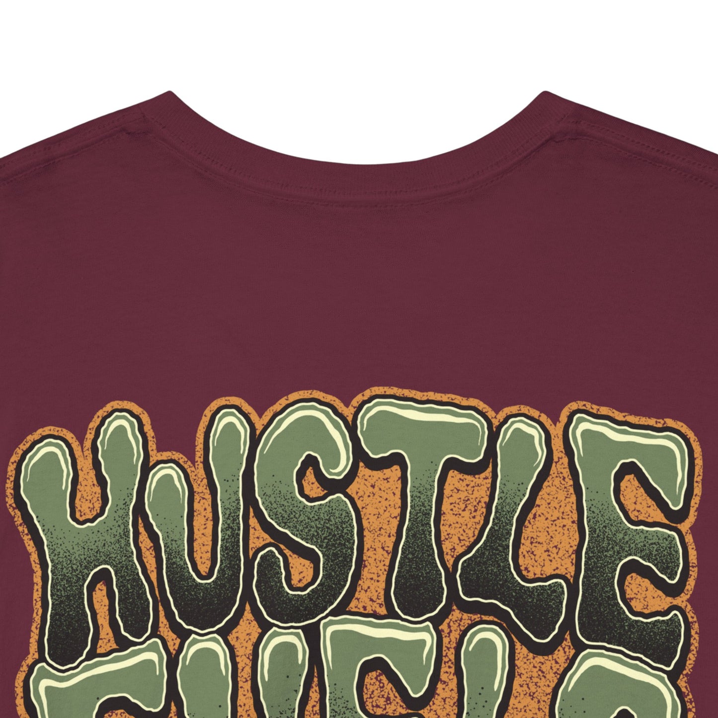Drippy Tee's Hustle Fuels Dreams Unisex Heavy Cotton Tee