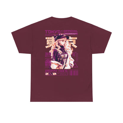 Drippy Tee's Neon Tokyo Unisex Heavy Cotton Tee