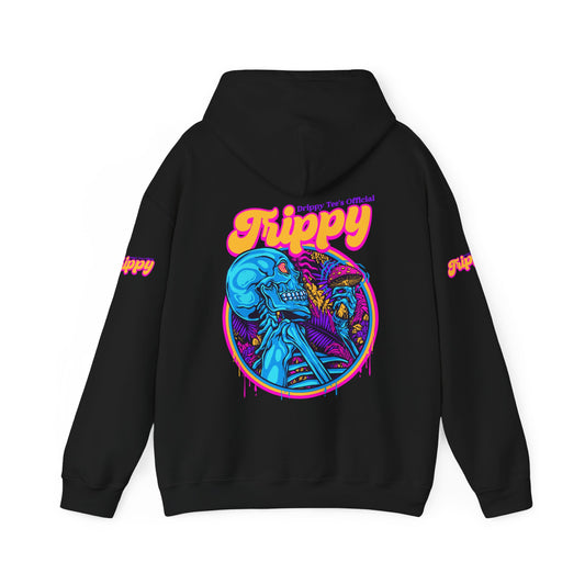 DTO Trippy Skull Unisex Heavy Blend™ Hooded Sweatshirt