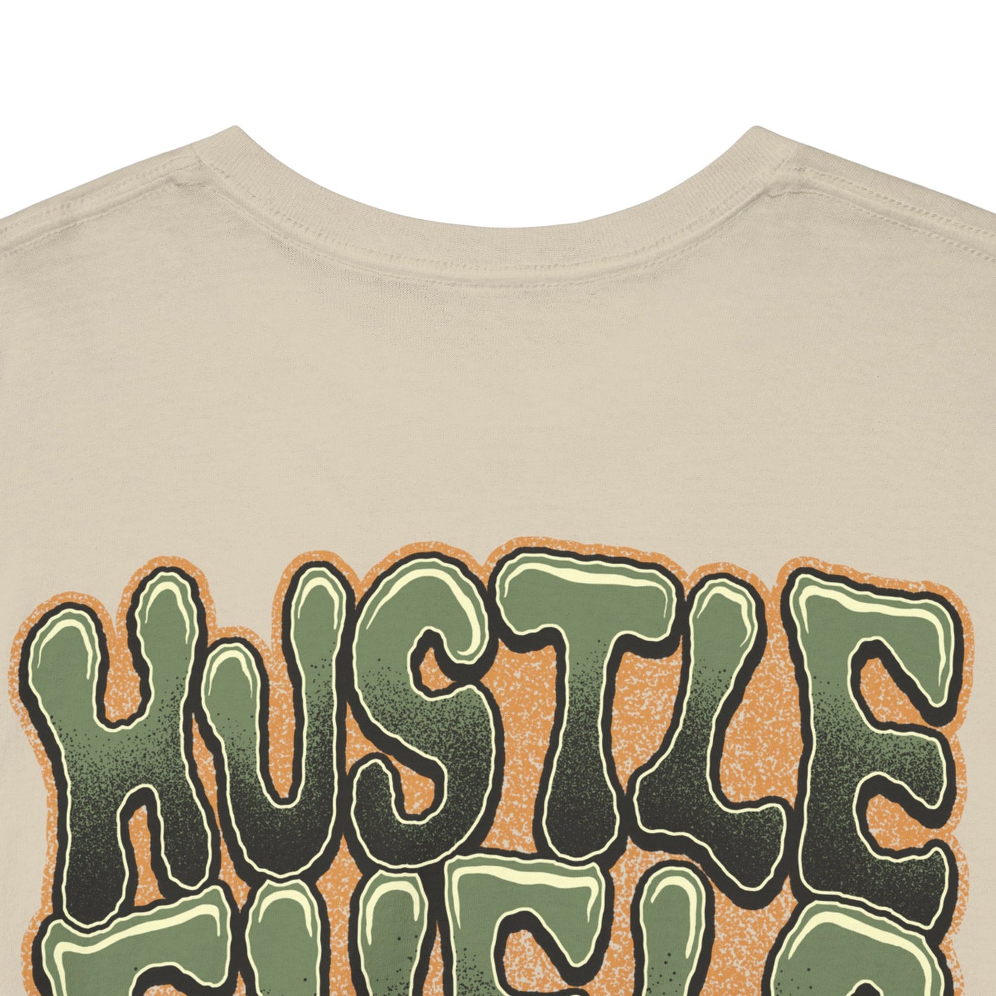 Drippy Tee's Hustle Fuels Dreams Unisex Heavy Cotton Tee