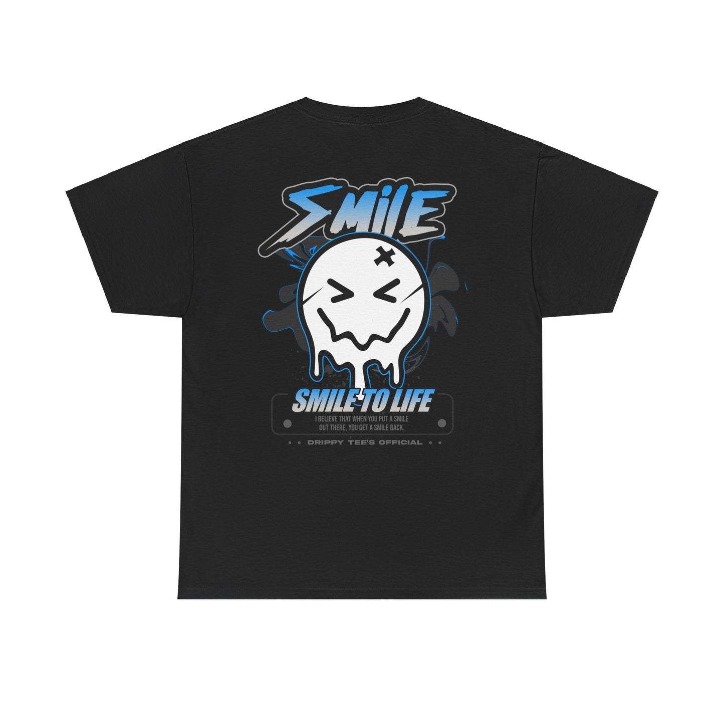 Drippy Tee's Smile To Life Unisex Heavy Cotton Tee