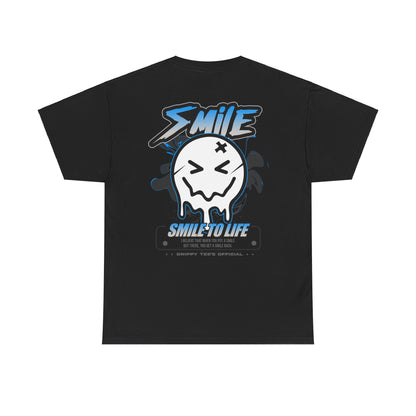 Drippy Tee's Smile To Life Unisex Heavy Cotton Tee