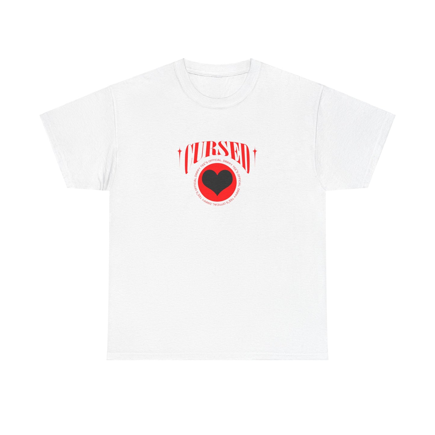 Drippy Tee's Cursed Heart Unisex Heavy Cotton Tee