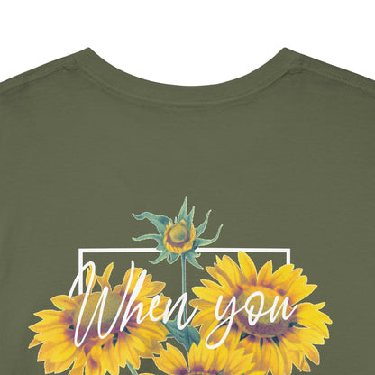Drippy Tee's Sunflower Sadness Unisex Heavy Cotton Tee
