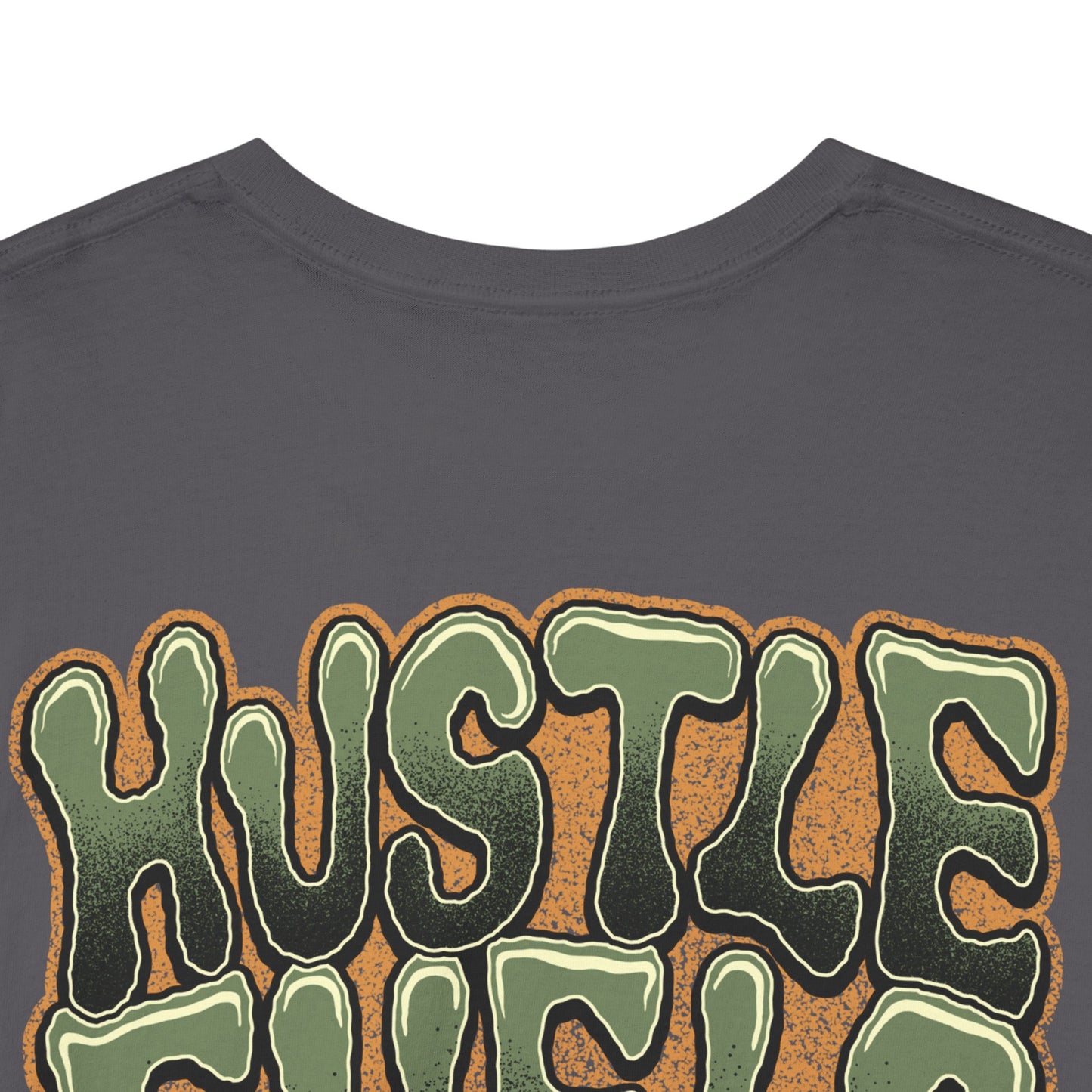 Drippy Tee's Hustle Fuels Dreams Unisex Heavy Cotton Tee