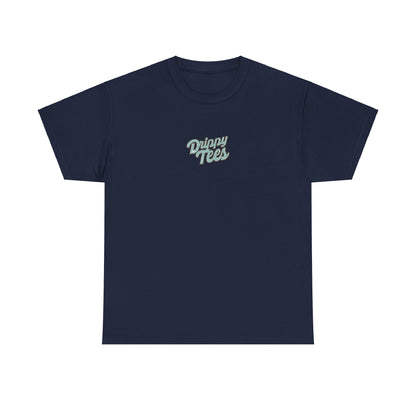 Drippy Tee's Summer Paradise Unisex Heavy Cotton Tee - Retro Beach Vibe Shirt