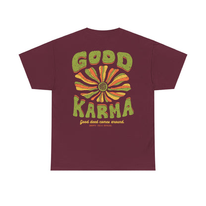 Drippy Tee's Good Karma Unisex Heavy Cotton Tee