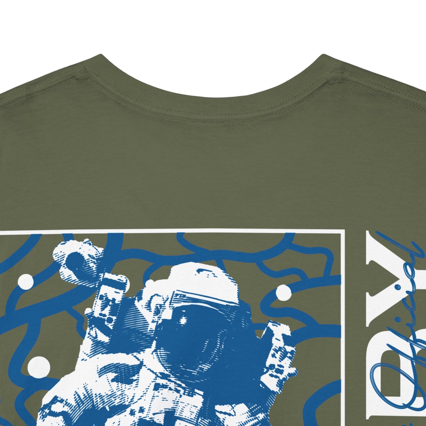 Drippy Tee's Fly By Astronaut Unisex Heavy Cotton Tee