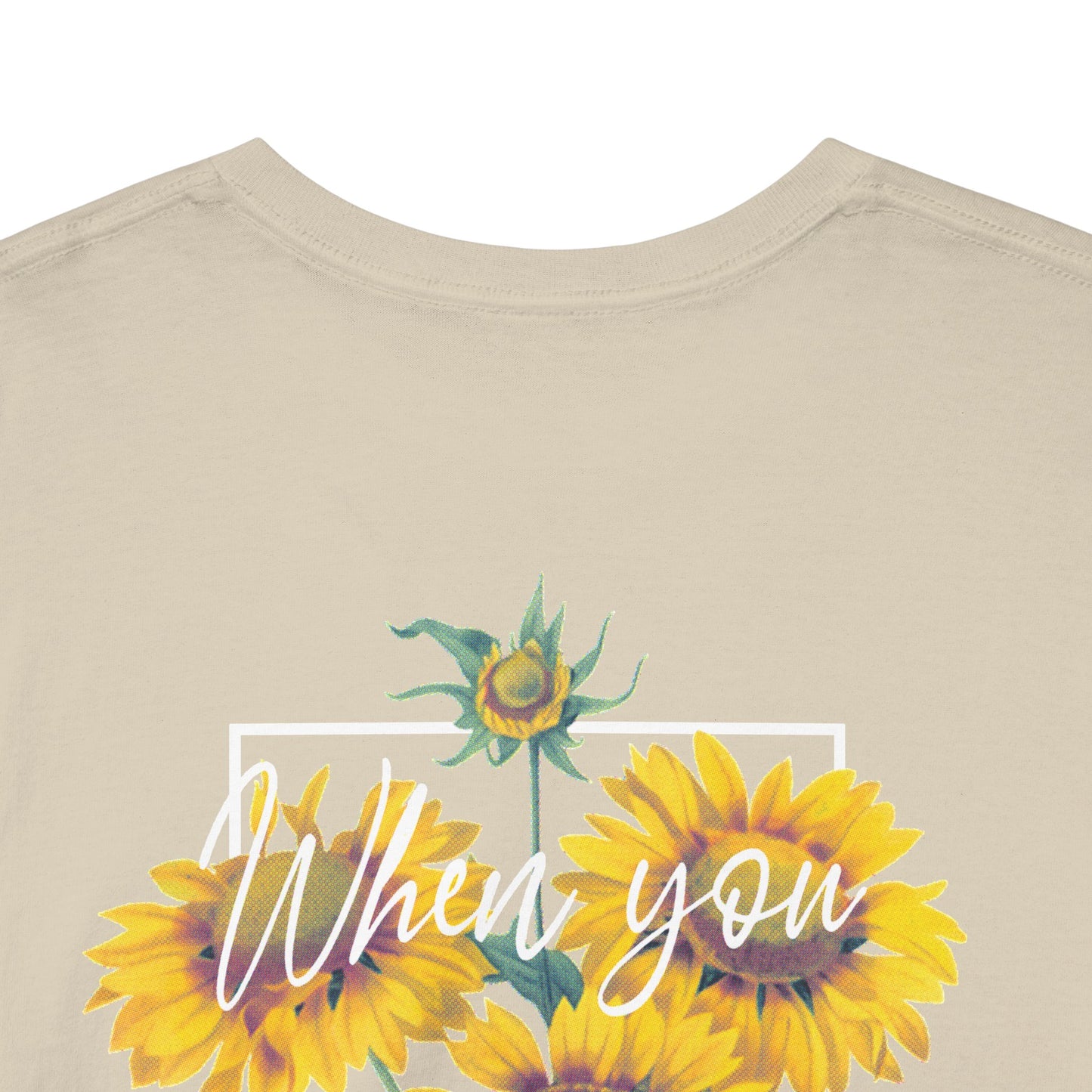 Drippy Tee's Sunflower Sadness Unisex Heavy Cotton Tee