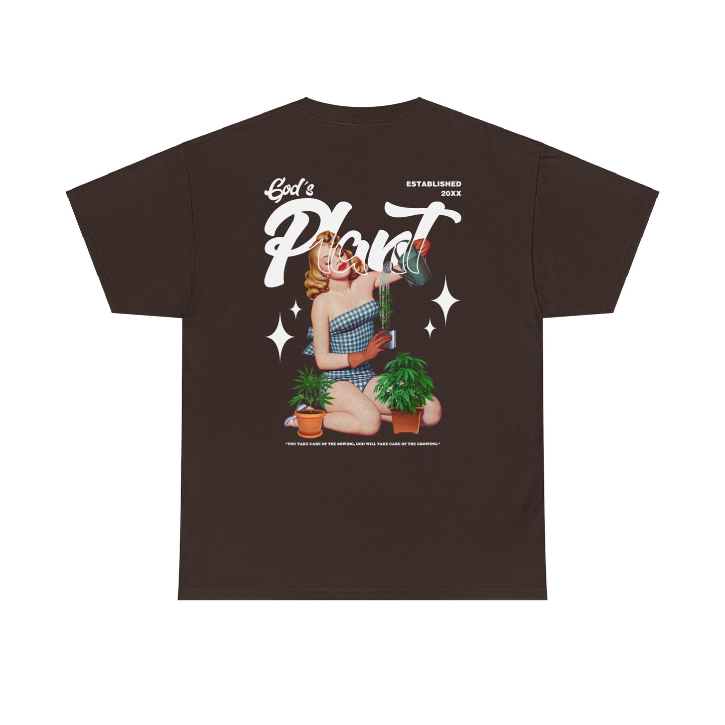 Drippy Tee's God's Plant Unisex Heavy Cotton Tee