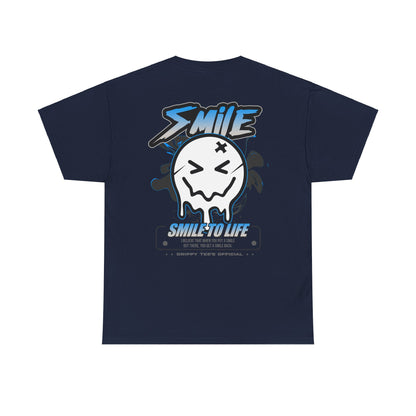 Drippy Tee's Smile To Life Unisex Heavy Cotton Tee