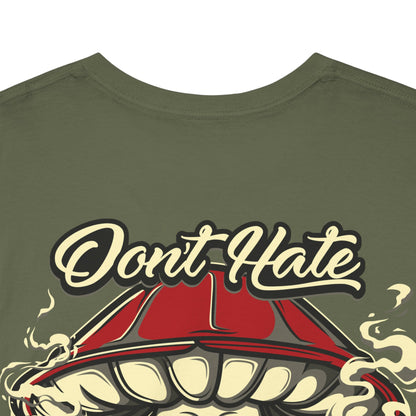 Drippy Tee's Don't Hate Meditate Unisex Heavy Cotton Tee