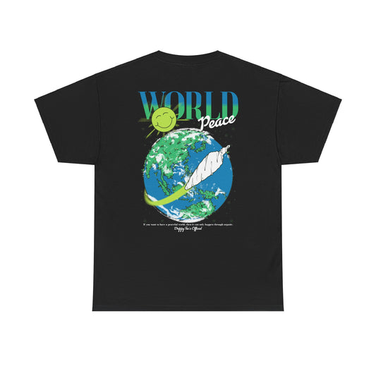 Drippy Tee's World Peace Unisex Heavy Cotton Tee