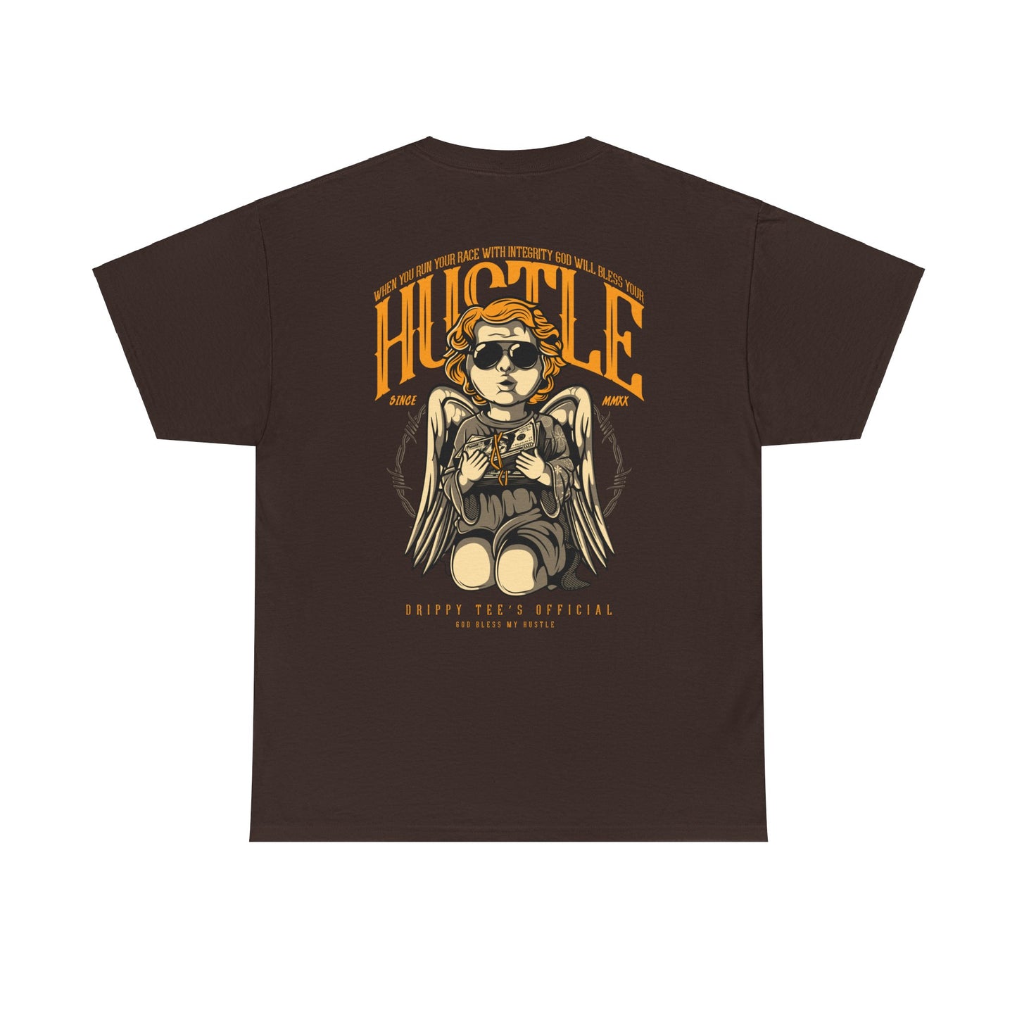 Drippy Tee's Hustle Angle Unisex Heavy Cotton Tee