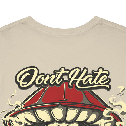 Drippy Tee's Don't Hate Meditate Unisex Heavy Cotton Tee
