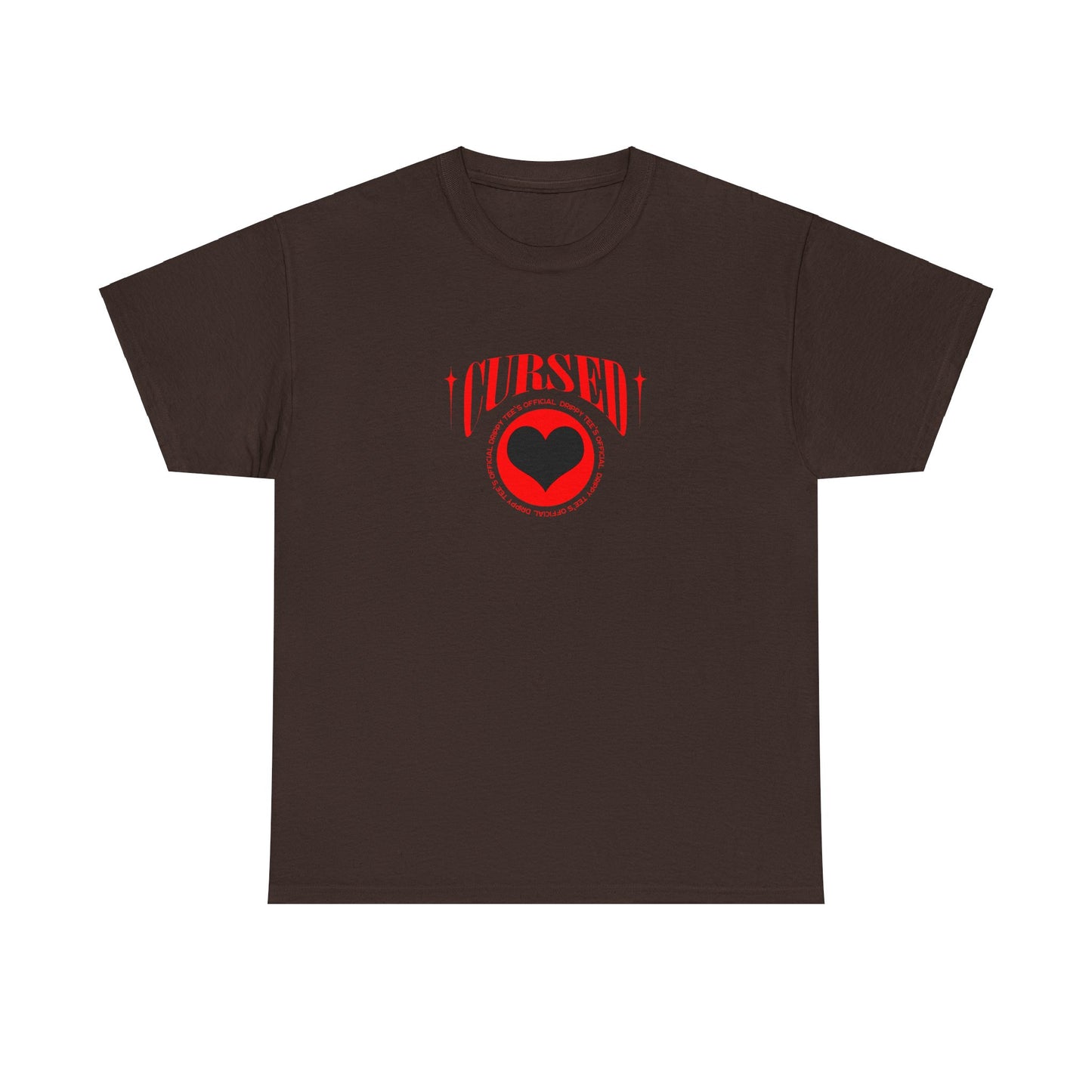 Drippy Tee's Cursed Heart Unisex Heavy Cotton Tee