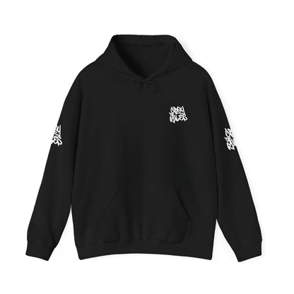 DTO Obey The Rules Trendy Unisex Heavy Blend™ Hoodie with Urban Angel Design - Perfect for Streetwear Lovers