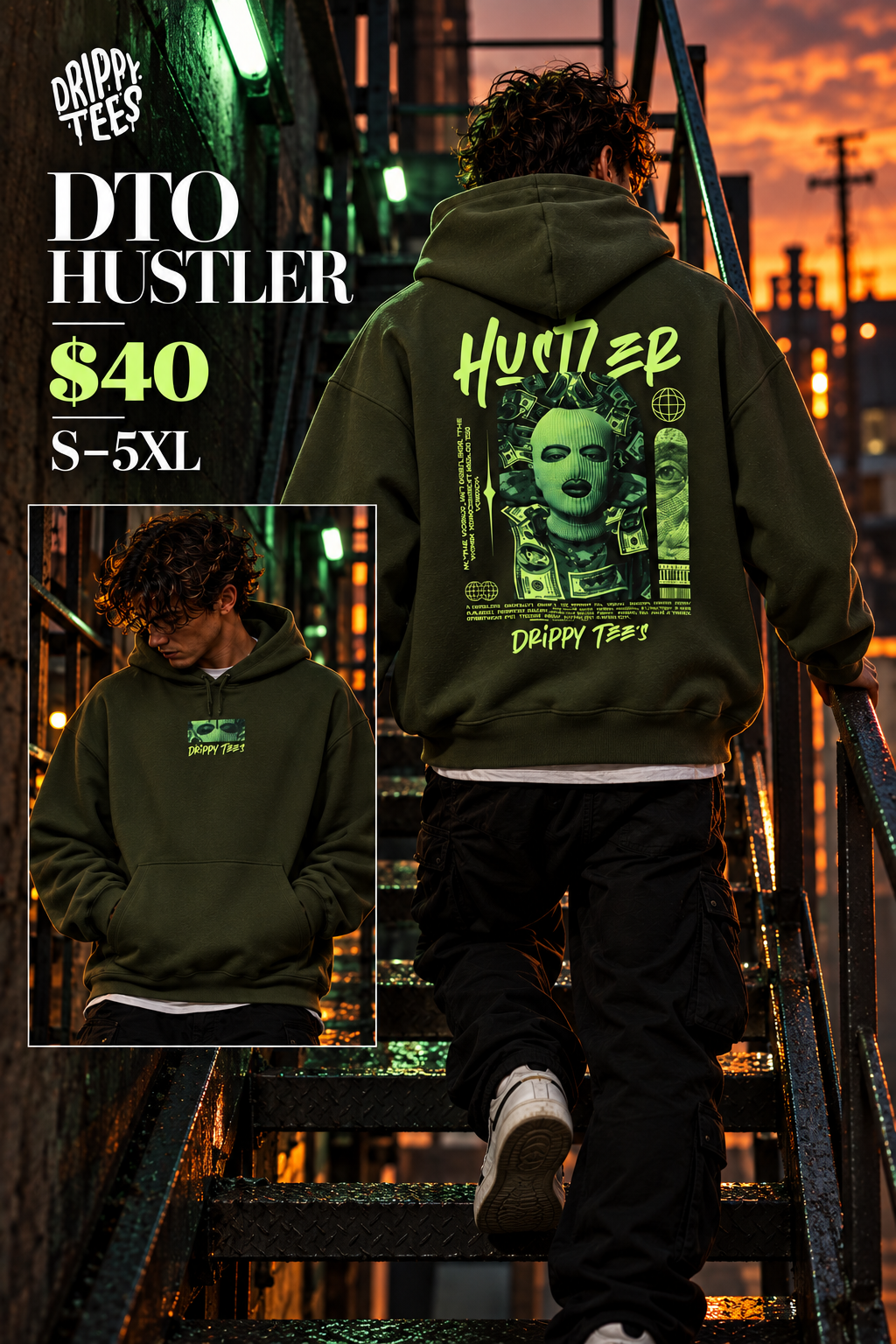 DTO Hustler Unisex Heavy Blend™ Hooded Sweatshirt